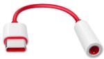 OnePlus USB Type-C - 3.5mm mini audio jack adapter piros