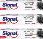 Signal Triopack White System Active Charcoal 75 ml (3x8720181472626)