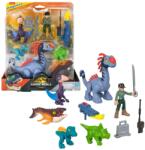 Mattel Set Fisher-Price Imaginext Jurassic World The Rebirth cu om de 76 cm 5 dinozauri lansator si accesorii JFR25 (JFR25) Figurina