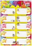 TANEX Etichete scolare Tanex TWTLS822, 30 buc. /set, Motiv stars (TWTLS822)