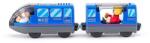 Woodyland Locomotivă electrică cu vagon (OLP102192109) Trenulet