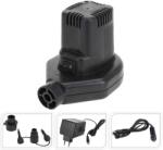 HomeandMode Erős Elektromos Pumpa Matracokhoz, 230/12 V Hálózatról + Szivargyújtóról Működtethető, 60 W