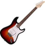 Arrow Tonecaster ST 111 Tobacco Burst Rosewood/White elektromos gitár