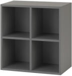 Leziter Boxie nyitott fali szekrény 80x80x37 cm antracit (LBX8080NYAN) - homelux