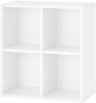 Leziter Boxie nyitott fali szekrény 80x80x37 cm fehér (LBX8080NYF) - homelux