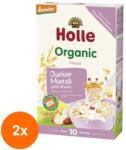 Holle Baby Set 2 x Muesli cu Multicereale si Fructe Eco, Holle Baby, 250 g