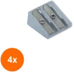 KOH-I-NOOR Set 4 x Ascutitoare Metal pentru Doua Creioane (HOK-4xKH-K9095-54)