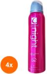 Caldion Set 4 x Deodorant Spray Caldion Night, Femei, 150 ml