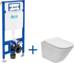 Roca Gap Square wc csésze készlet deszkával és kerettel A893104510 (A893104510)