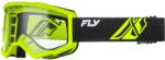 FLY Racing Focus gyerek motokrossz szemüveg fekete-fluo zöld átlátszó plexivel