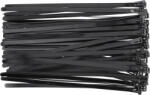 TOYA Colier de cablu detașabil 7, 6 x 250 mm negru (100 buc) (YT-70674)