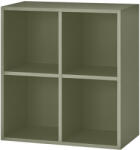 Leziter Boxie nyitott fali szekrény 80x80x37 cm zöld (LBX8080NYZ) - geminiduo