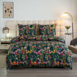  Mikroszálas ágynemű MYSTIC GARDEN sötétzöld Ágyneműhuzat mérete: 2 db 70 x 90 cm | 200 x 220 cm