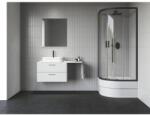 RAVAK Blix II NBLCP4 Sabina 80x80 zuhanykabin fekete+transparent 3BM40340Z1 (3BM40340Z1)