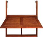CASARIA Masă suspendată pentru balcon HANS, 65x45x87cm, maro