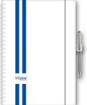 Dayliner Naptár, tervező, A5, heti, DAYLINER, "InSpiral GT", fehér-kék (NSA5HGTFKU)