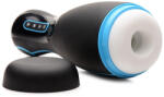 XR Brands THE MILKER - Extreme 16X Sucking Masturbator - Black/Blue