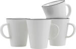 Gimex Linea Line 350 ml bögre fekete vonallal