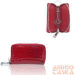 Jennifer Jones Női Bőr Kulcstartó 5139-1 Piros - Krokko Mintával (5139-1)