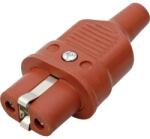 Kalthoff Melegkészülék összekötő alj, egyenes, pólusszám: 2 + PE 16 A, piros, Kalthoff 344Si