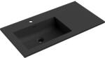 Mexen Otis, beépített mosdó 91 x 46, 5 cm, bal oldali, matt fekete, 25189071L (25189071L)