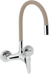 FERRO Ferro Zumba, mosogatócsaptelep elasztikus karral 150 mm, bézs-króm, 94480-0BE (94480.0BE)