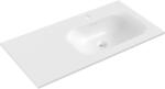 Mexen Vela, beépített mosdó 91 x 46, 5 cm, jobb oldali, fényes fehér, 25239000P (25239000P)