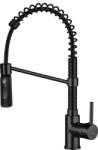 Kuchinox Serpen, magas mosdócsaptelep, matt fekete, LAV-BKP_76SD (LAV-BKP_76SD)