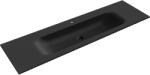 Mexen Vela, beépített mosdó 161 x 46, 5 cm, matt fekete, 25231671 (25231671)