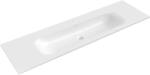 Mexen Vela, beépített mosdó 161 x 46, 5 cm, fényes fehér, 25231600 (25231600)