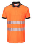 Portwest T180 - Jól láthatósági Vision pólóing, narancs/fekete (T180OBRXXXL)