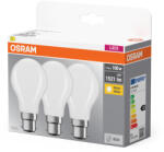 OSRAM 3x LED izzó A60 B22d 11W = 100W 1521lm 2700K Meleg 320°-os foglalat Osram (4058075654150)