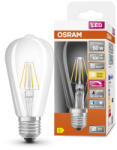 OSRAM LED izzó ST64 Edison E27 5.8W = 60W 806lm 2700K Meleg CRI90 300° Izzószálas, szabályozható fényerejű SUPERSTAR PLUS CLASSIC Osram (4058075603035)