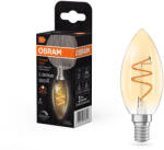 OSRAM LED dekoratív izzó B35 gyertya E14 3, 5 W = 28 W 300 lm 2200 K meleg CRI90 300° borostyánszínű izzószál, szabályozható fényerővel, Vintage 1906 Osram (4058075836723)