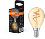 OSRAM LED dekoratív izzó P45 gömb alakú E14 4, 9 W = 40 W 470 lm 2200 K Meleg CRI90 300° Borostyánszínű izzószál, szabályozható fényerővel, Vintage 1906 Osram (4058075836761)