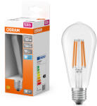 OSRAM LED izzó ST64 E27 6, 5 W = 60 W 806 lm 4000 K Semleges 300° Retrofit Filament CLASSIC Osram (4058075839847)