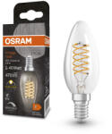 OSRAM LED dekoratív izzó B35 gyertya E14 4.8W = 40W 470lm 2700K Meleg 320° Izzószálas, szabályozható fényerővel Vintage 1906 Osram (4099854075728)
