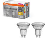 OSRAM 2x LED izzó PAR16 reflektor GU10 4.3W = 50W 350lm 2700K Meleg 36°-os foglalat Osram (4099854045721)