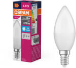 OSRAM LED izzó B37 gyertya E14 4.9W = 40W 470lm 6500K Hideg 180° VALUE CLASSIC Osram (4099854110078)