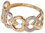 Ékszershop Köves szívecskés arany gyűrű (1317773)