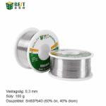 BEST Forrasztó cin 0, 3mm, 100g Sn60Pb40 Best