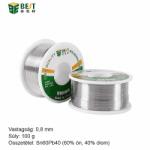 BEST Forrasztó cin 0, 8mm, 100g Sn60Pb40 Best