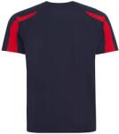 Just Cool Tricou sport copii Contrast Cool T - Albastru închis / roșie | 12-13 ani (JC003J-1000077964)