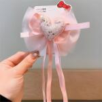 HARAHU Agrafă decorativă pentru păr Heart - Roz KP38385