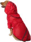 Vízálló, kapucnis kutya esőkabát, 5XL, piros
