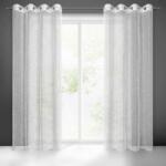 Takoy Perdea RACHEL cu model de fire desenate orizontal pe fundal lucios de 140 x 250 cm-HF-400923