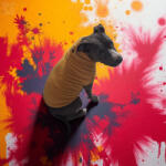  Mustársárga polár pulóver (HR204828)