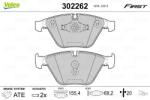 VALEO set placute frana, frana disc VALEO ESSENTIAL 302262 (302262)