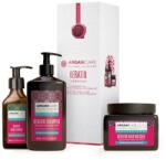 Arganicare Set trio cu Cheratina pentru regenerarea si fortifierea parului, Arganicare