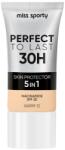Miss Sporty Fond de ten Perfect To Last 30H 10 Warm, 22ml, Miss Sporty